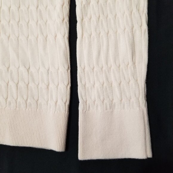 Tommy Hilfiger Women's Scoop Neck Cable Knit Pullover Sweater - Picture 5 of 6